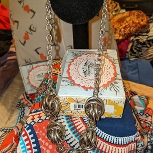 Plunder silver necklace